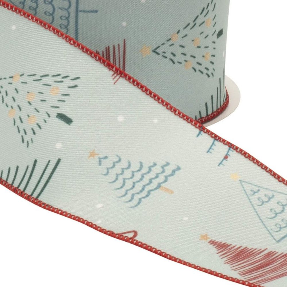 Set of Two White Blue And Red Shatterproof Ribbons HomeRoots