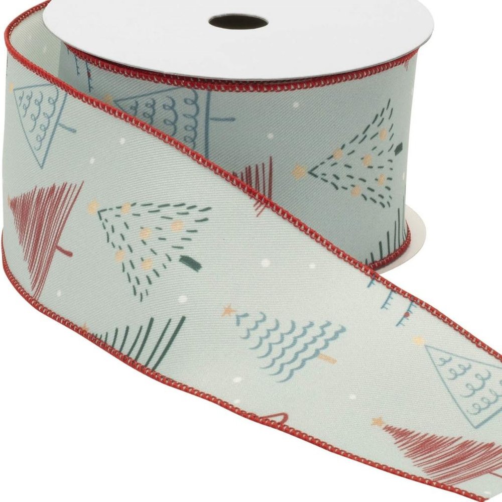 Set of Two White Blue And Red Shatterproof Ribbons HomeRoots