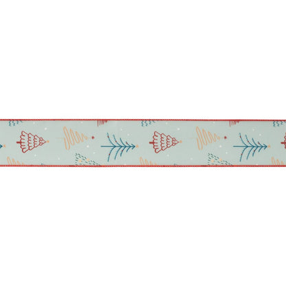 Set of Two White Blue And Red Shatterproof Ribbons HomeRoots