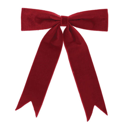 Set of Two Red Shatterproof Bows HomeRoots