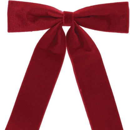 Set of Two Red Shatterproof Bows HomeRoots