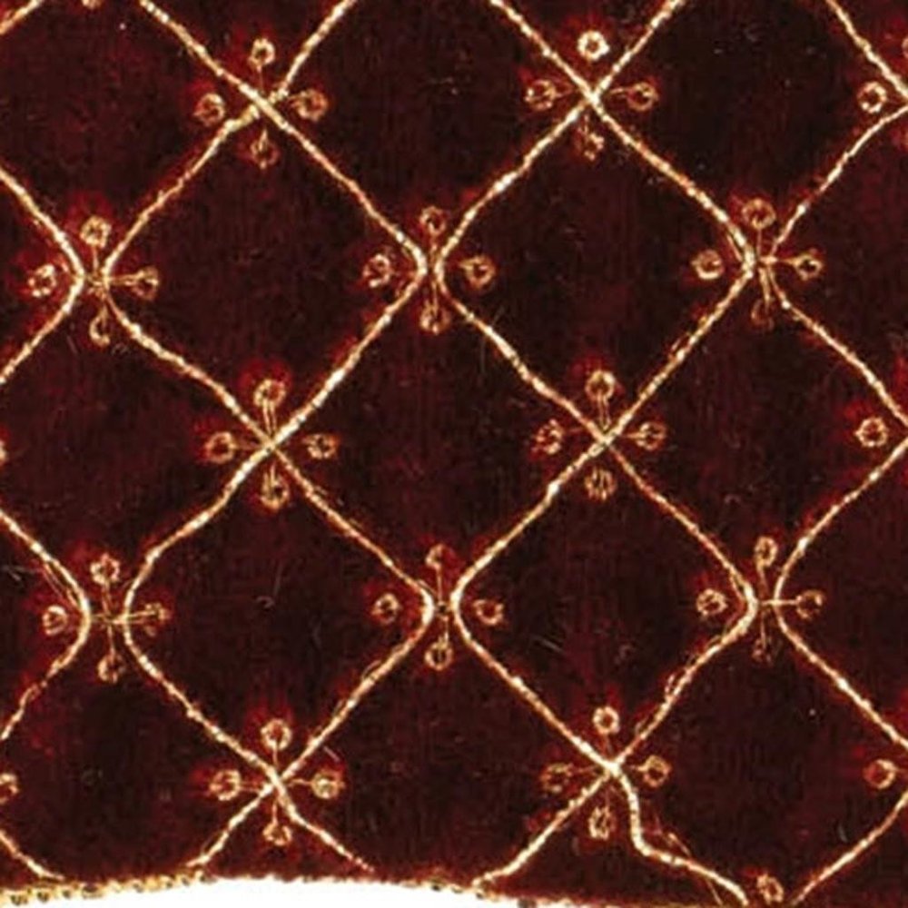 Set of Two Red And Gold Shatterproof Ribbons HomeRoots