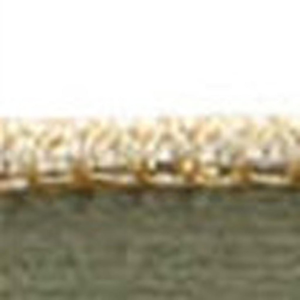 Set of Two Green And Gold Shatterproof Ribbons HomeRoots