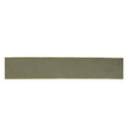 Set of Two Green And Gold Shatterproof Ribbons HomeRoots
