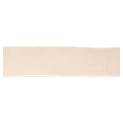 Blush Pink Wired Ribbon 4" x 5 Yds. Shatterproof Cotton Ribbon HomeRoots