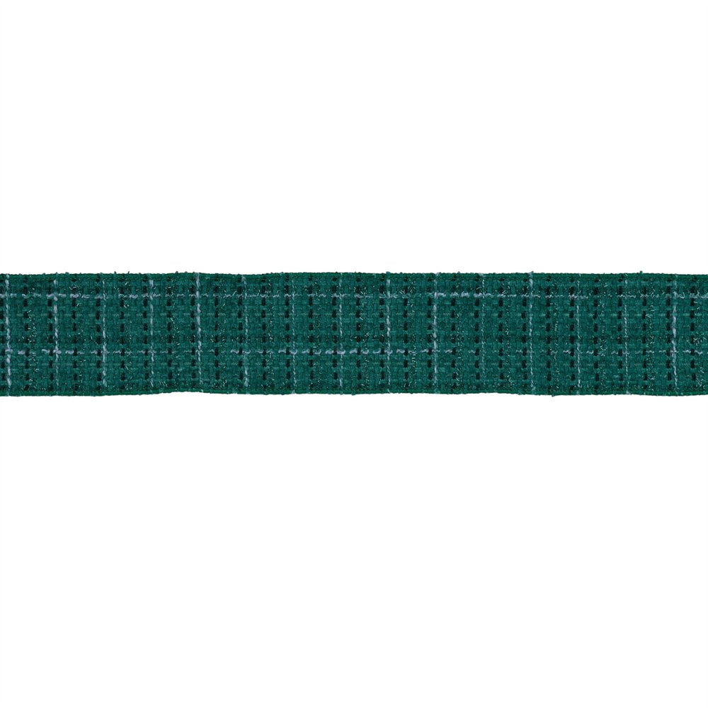 Tattersall Plaid Wired Ribbon 2.5" x 5 Yds. Shatterproof Ribbon HomeRoots