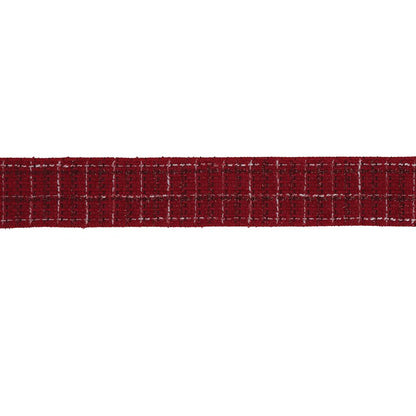 Tattersall Plaid Wired Ribbon 2.5" x 5 Yds. Shatterproof Ribbon HomeRoots