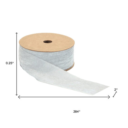 Raw Edge Velvet Ribbon 2" x 10 Yds. Shatterproof Rayon Ribbon HomeRoots
