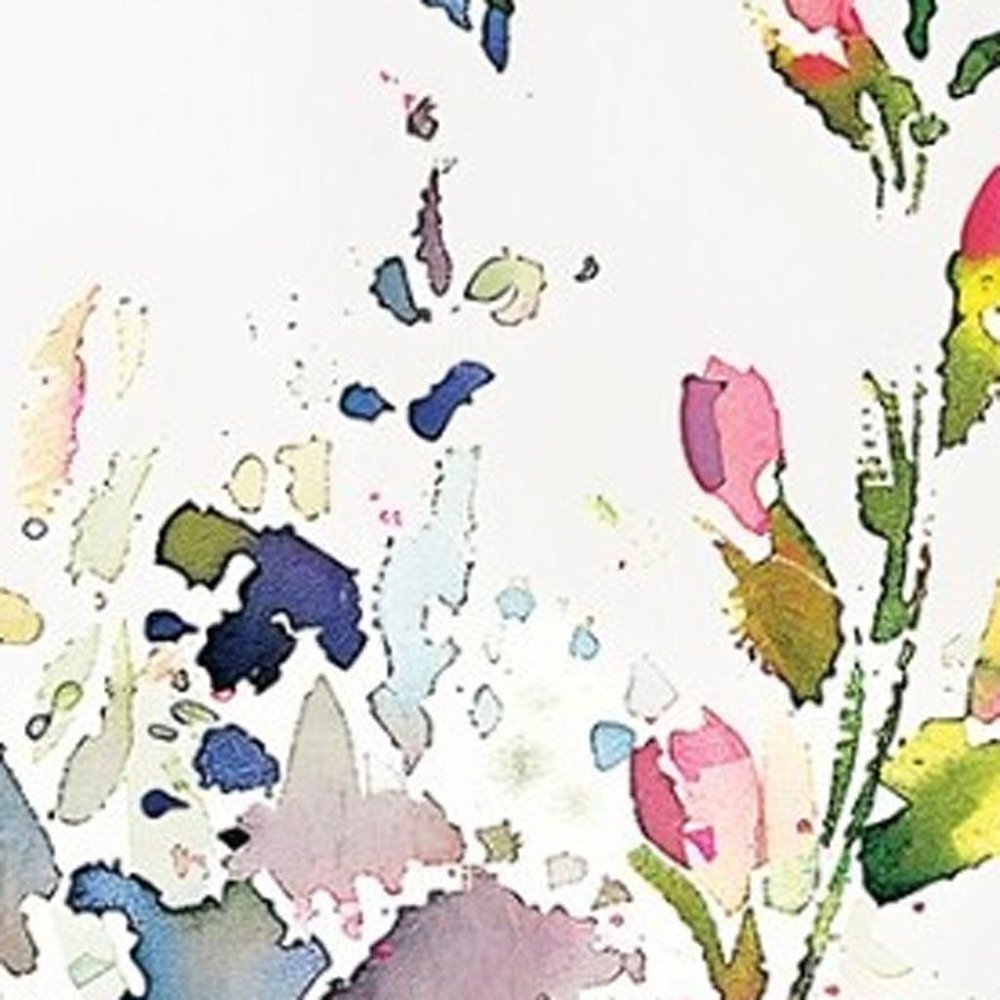 36" White Pink And Yellow Wildflowers Solid Wood Porch Sign HomeRoots