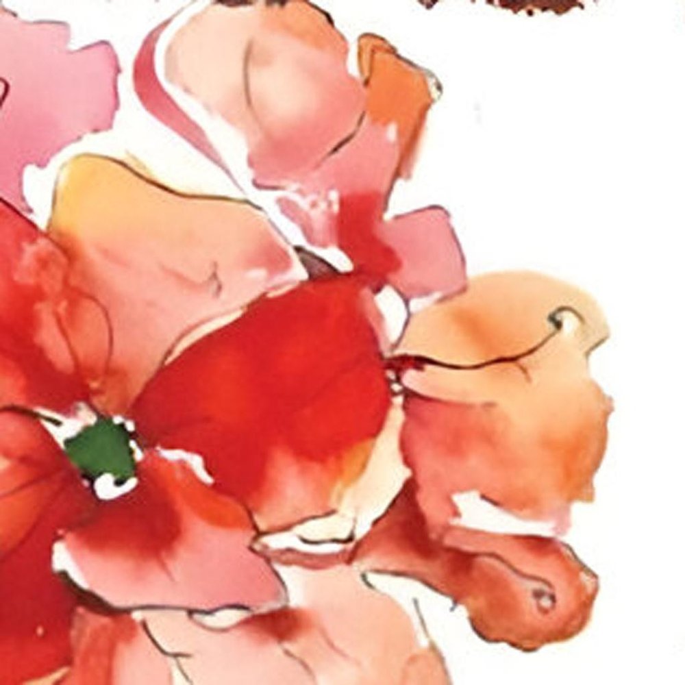 36" White Red And Green Floral Bouquet Solid Wood Porch Sign HomeRoots