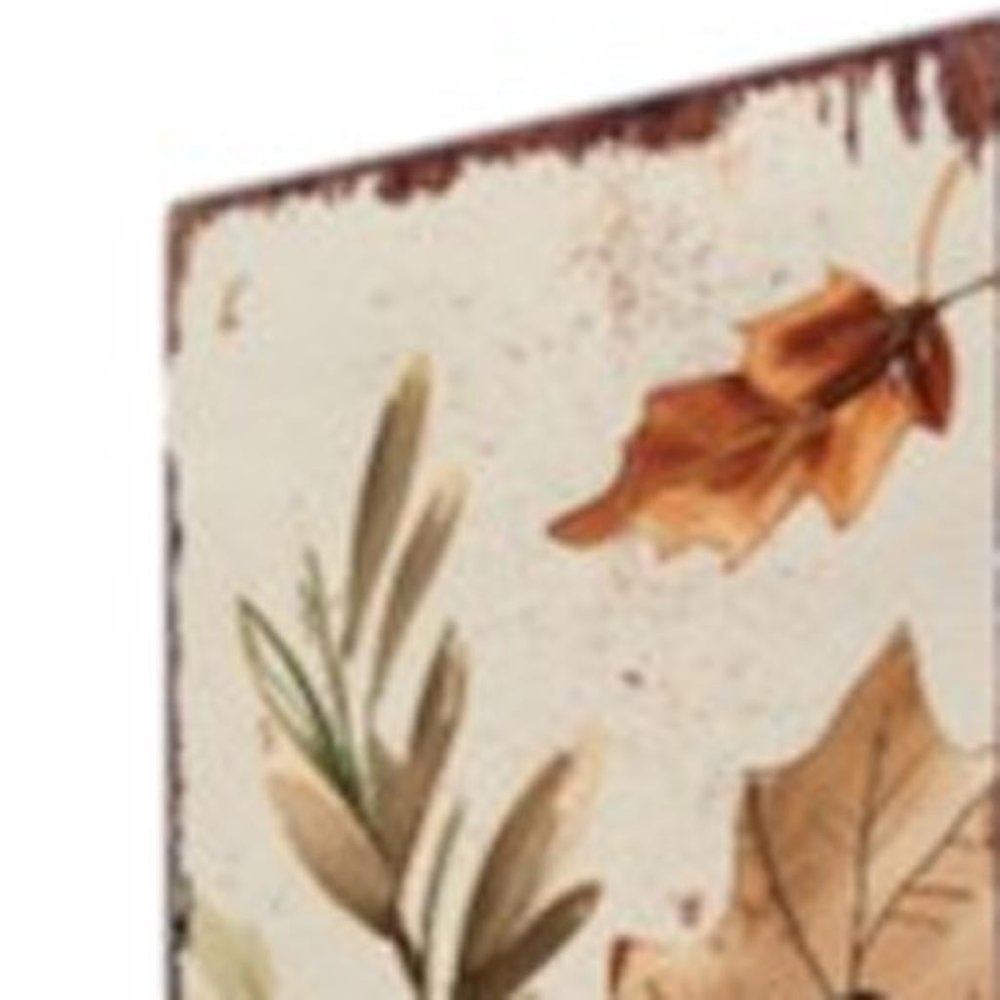 42" Tan Orange And Off White Solid Wood Squirrels Garden Stake HomeRoots