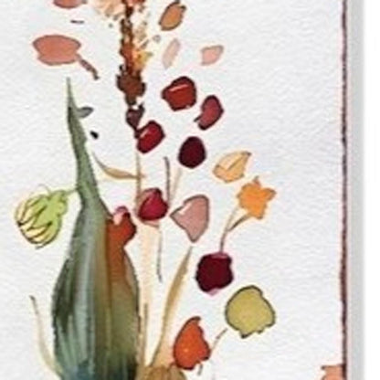 42" Green Orange And White Solid Wood Pumpkin Garden Stake HomeRoots