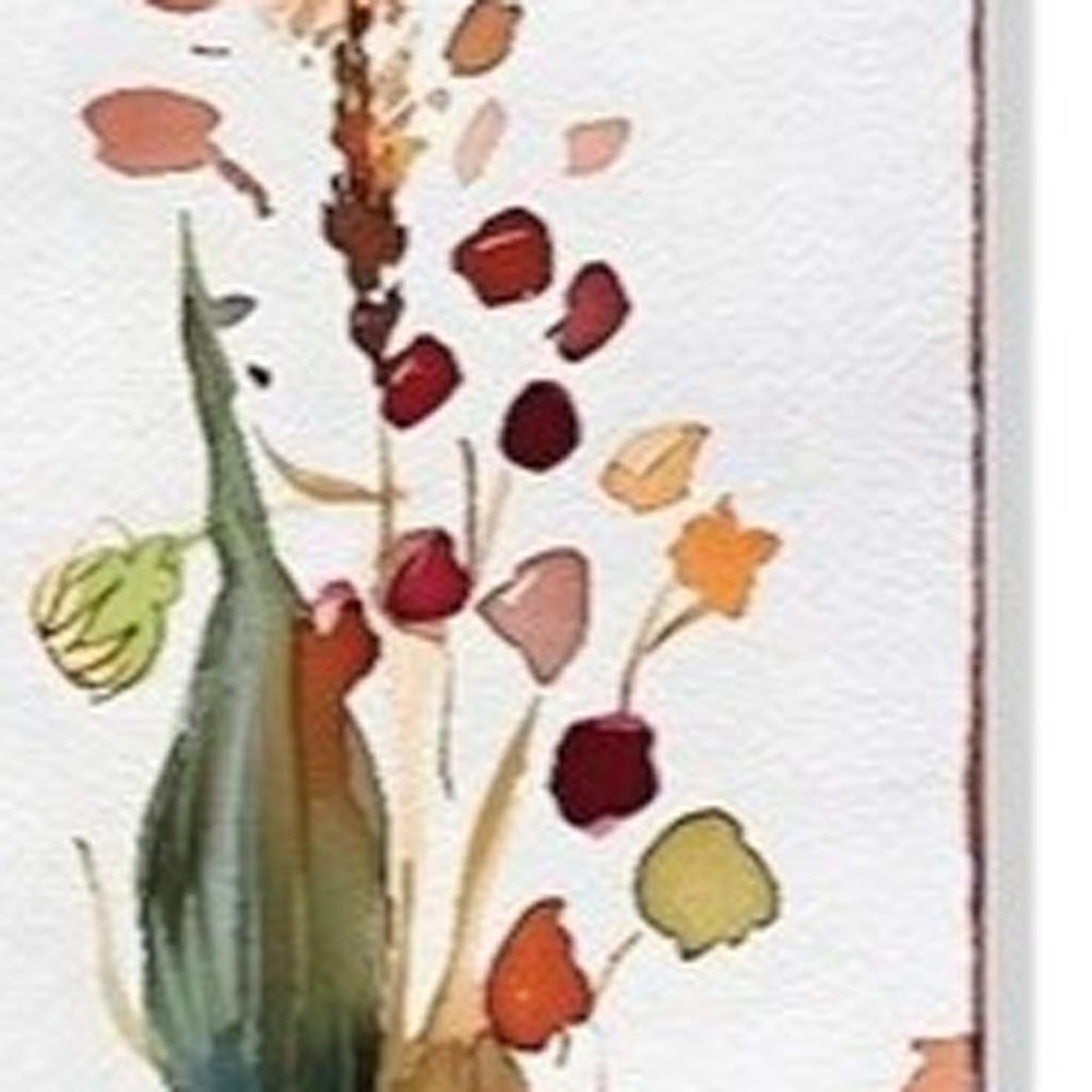 42" Green Orange And White Solid Wood Pumpkin Garden Stake HomeRoots