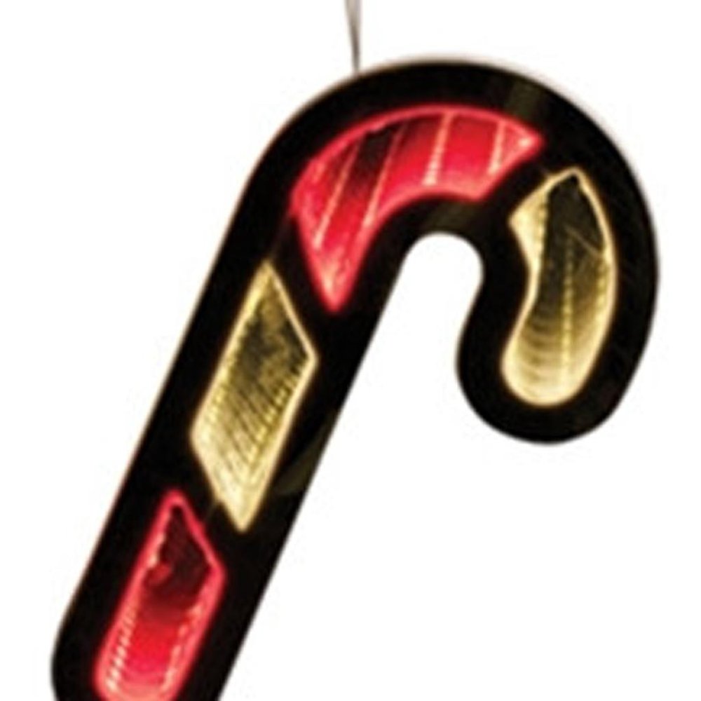 7" Red And White Acrylic Christmas Tabletop Sign with LED HomeRoots