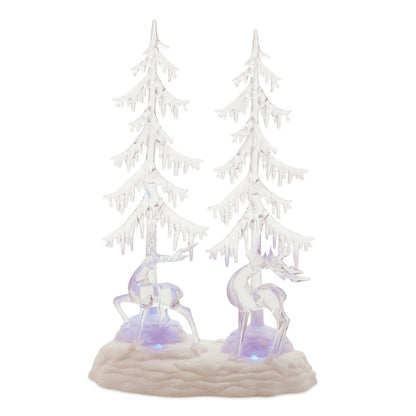 15" Clear Plastic Trees Tabletop Sculpture HomeRoots