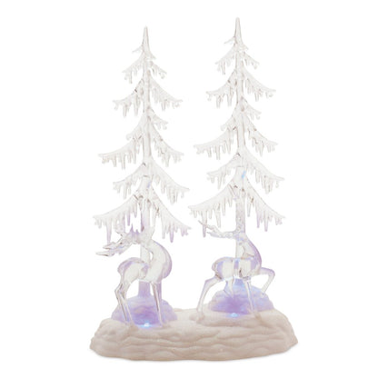 15" Clear Plastic Trees Tabletop Sculpture HomeRoots