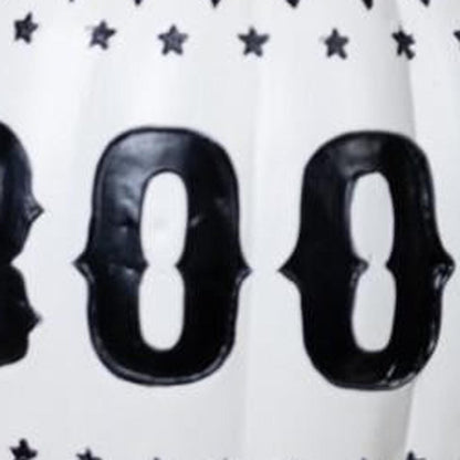 Set of Two White And Black Polyresin Tabletop Sculpture HomeRoots