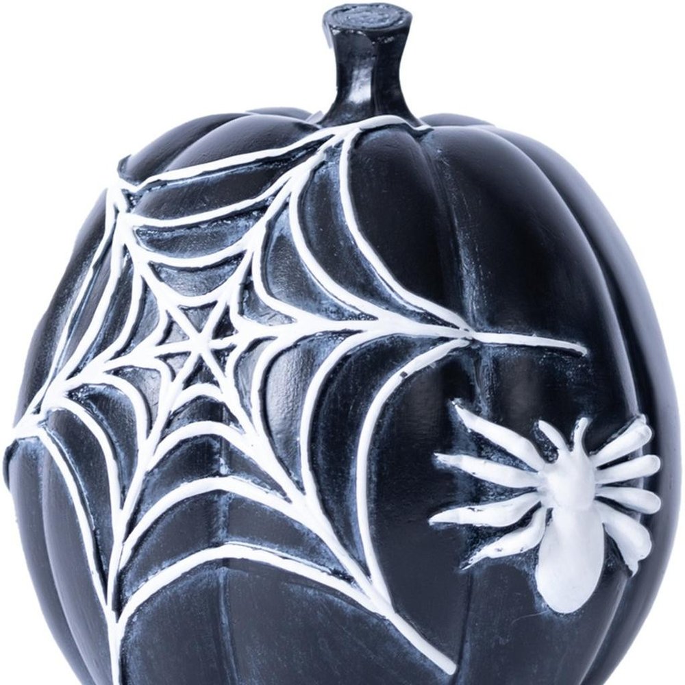 Set of Two Black And White Polyresin Tabletop Sculpture HomeRoots