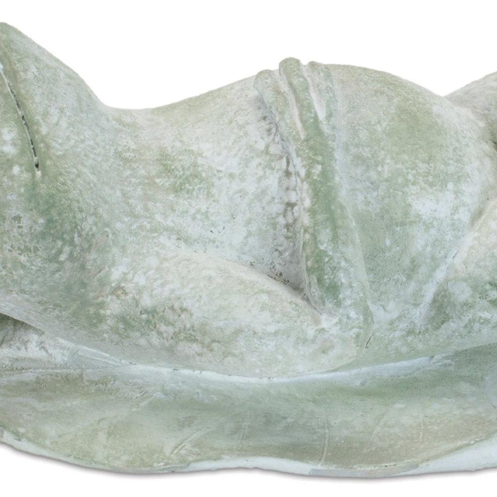 Set of Four Green Polyresin Frog Figurine HomeRoots