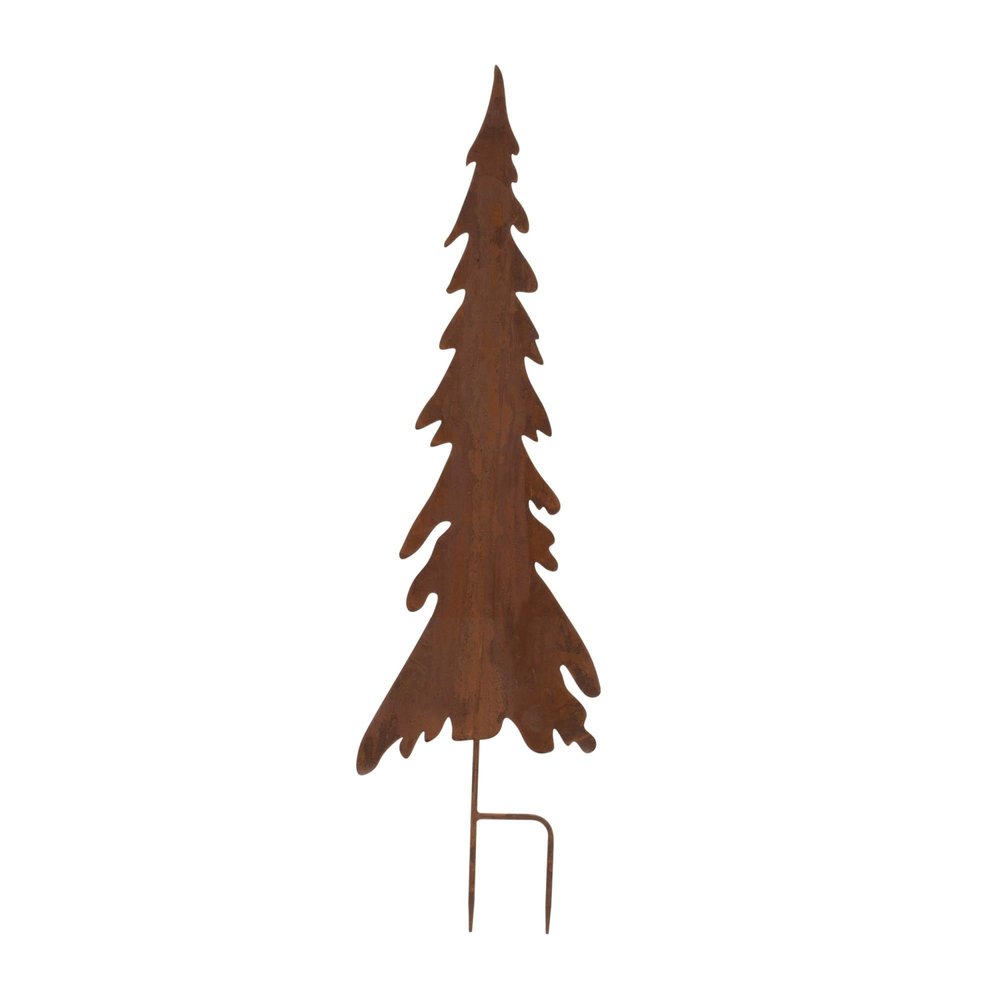 Set of Three Brown Iron Trees Christmas Christmas Trees Tabletop Sculpture HomeRoots