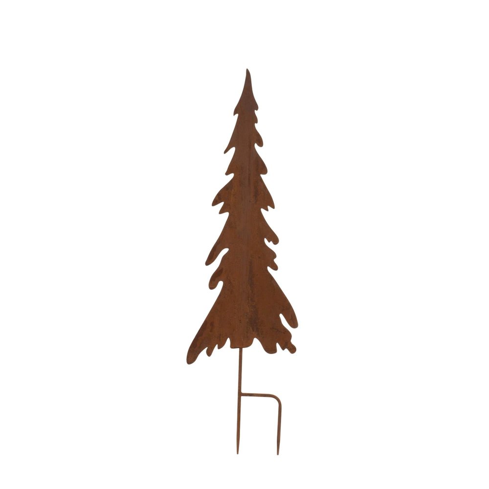 Set of Three Brown Iron Trees Christmas Christmas Trees Tabletop Sculpture HomeRoots