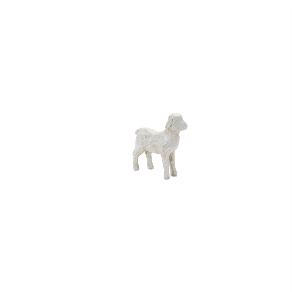 Set of Nine Beige And Gold Polyresin Figurine HomeRoots