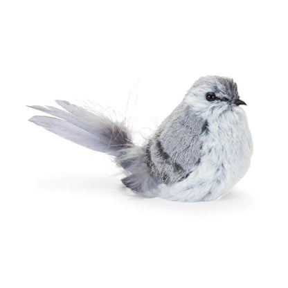12 Gray Fabric Bird Tabletop Sculpture HomeRoots