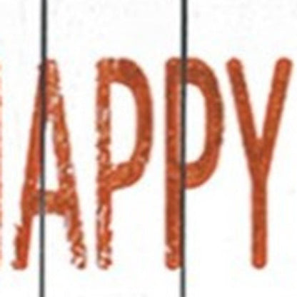 72" White And Orange Solid Wood Happy Fall Porch Sign HomeRoots