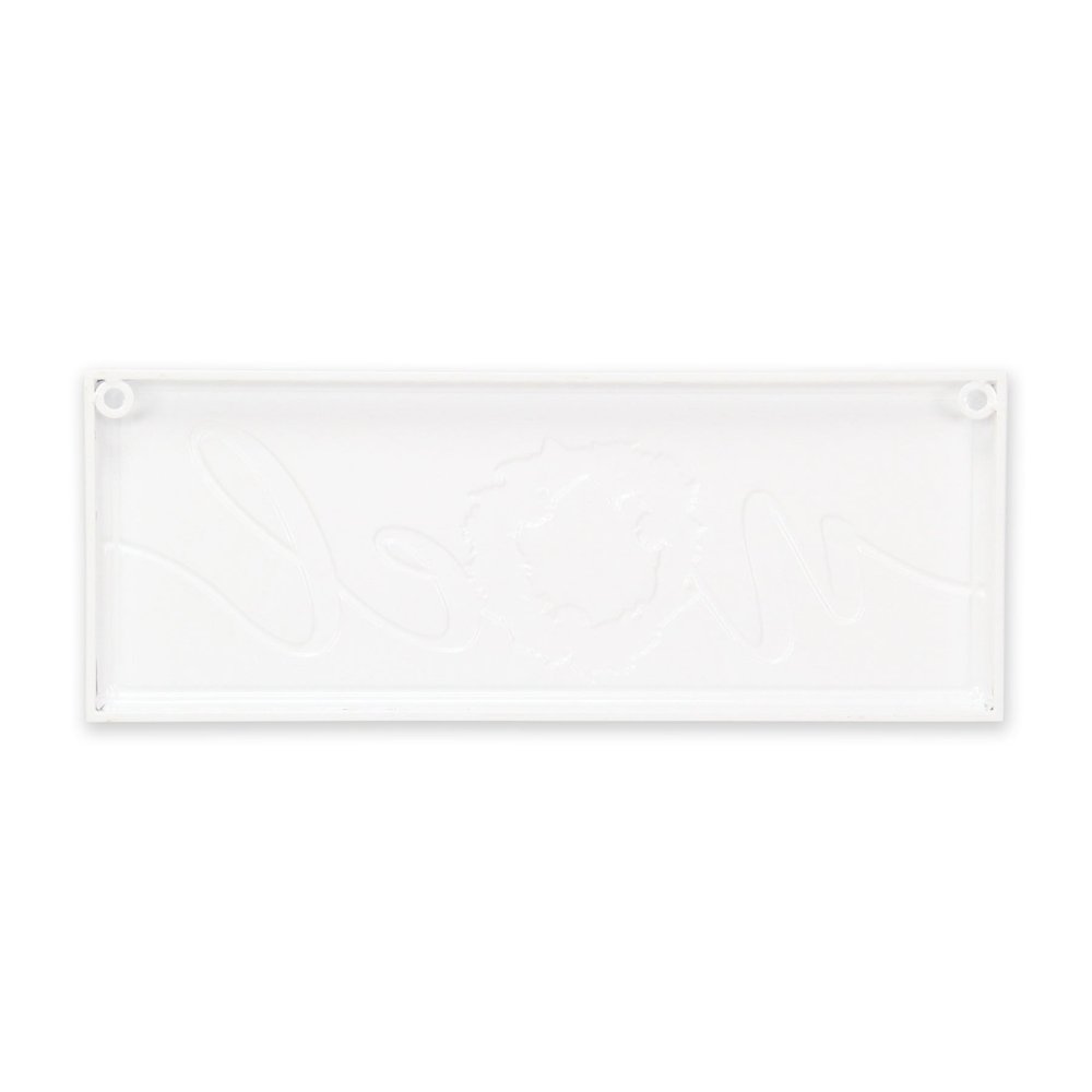 7" X 19" White and Red Christmas Noel Metal Wall Decor — view 4