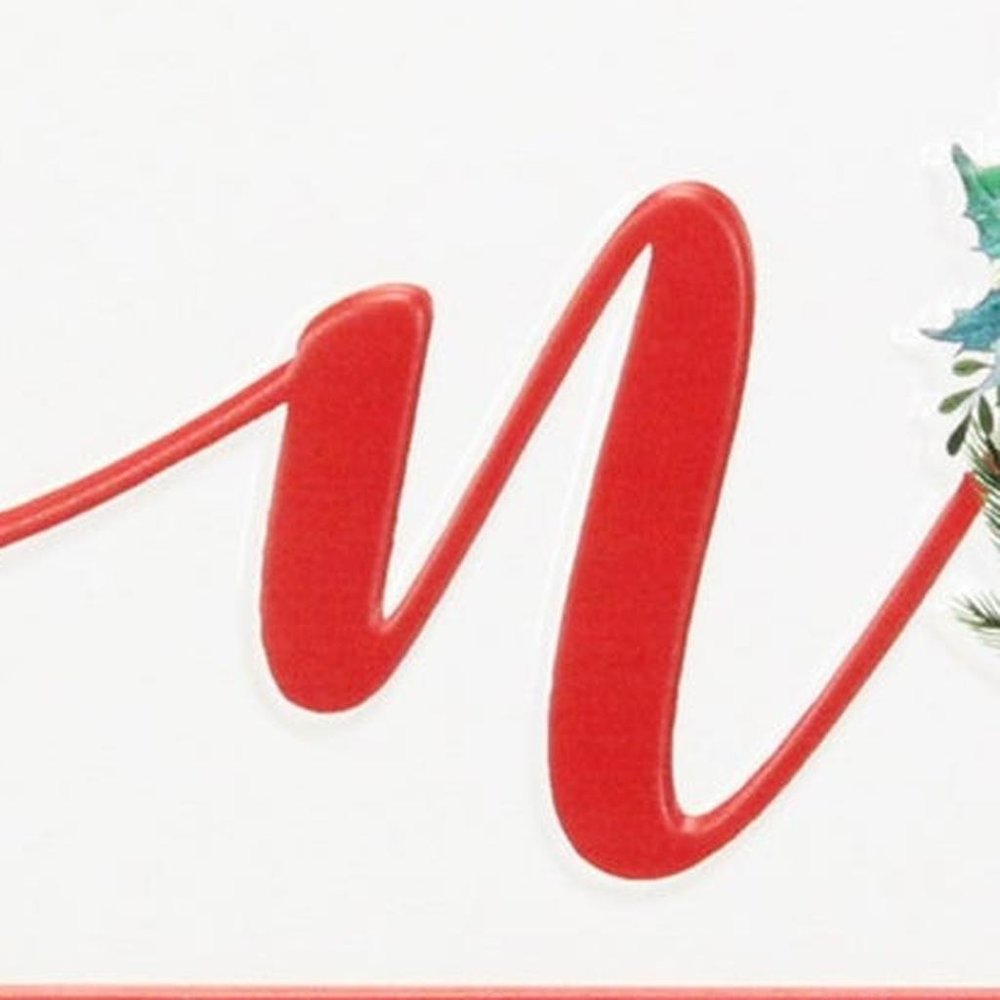 7" X 19" White and Red Christmas Noel Metal Wall Decor — view 6
