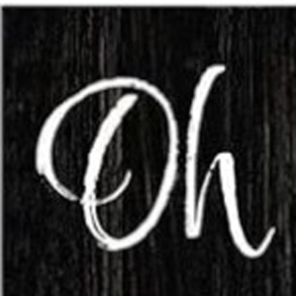 72" Black And White Solid Wood Hello There Porch Sign HomeRoots