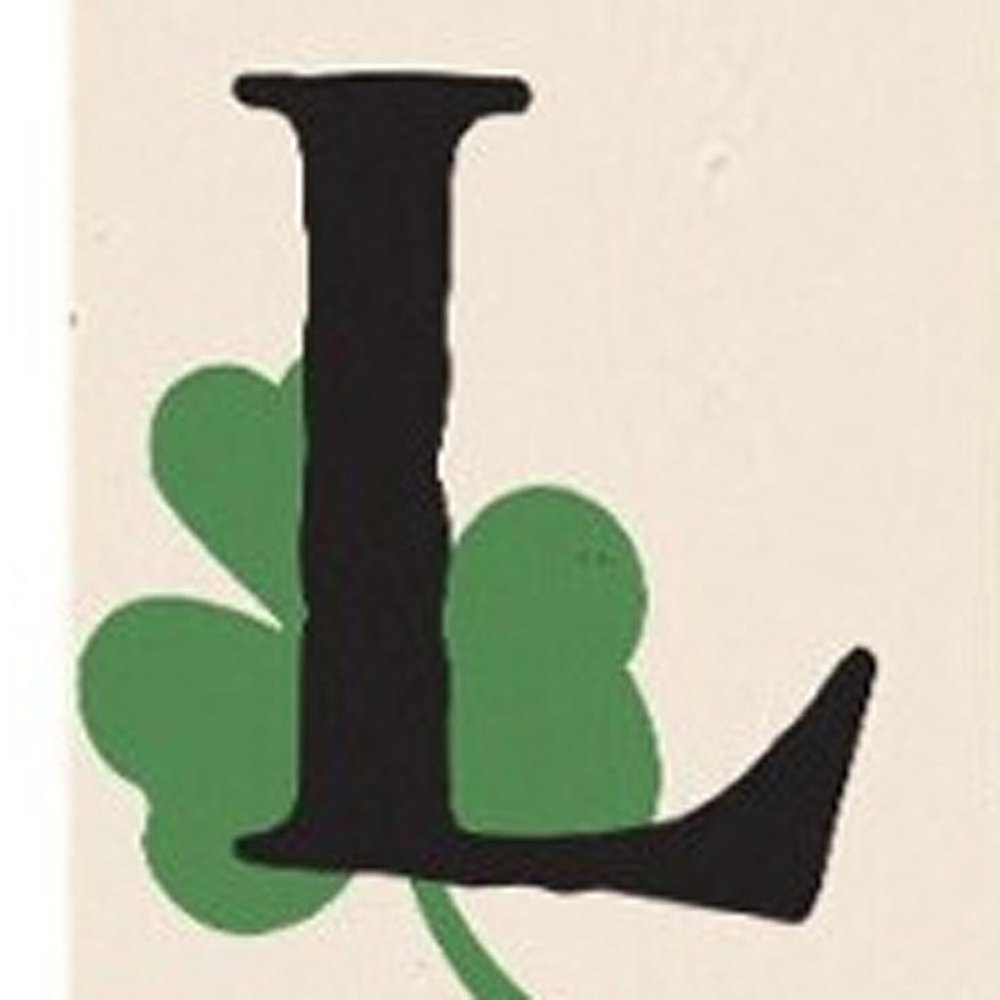 72" Off White Black And Green Solid Wood Shamrock Welcome Porch Sign HomeRoots