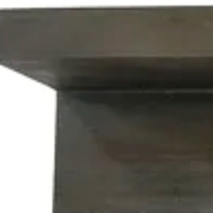 Set Of Two Brown Wood Wall Mounted Accent Shelves With Hooks HomeRoots