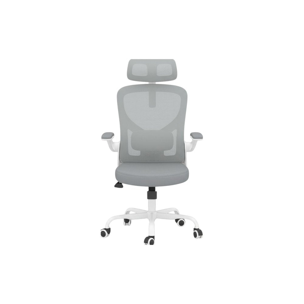 Gray And White Black And White Swivel Rolling Office Chair HomeRoots