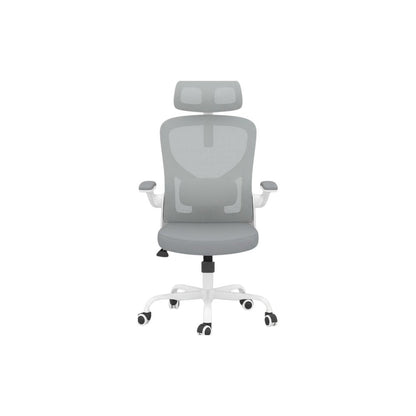 Gray And White Black And White Swivel Rolling Office Chair HomeRoots