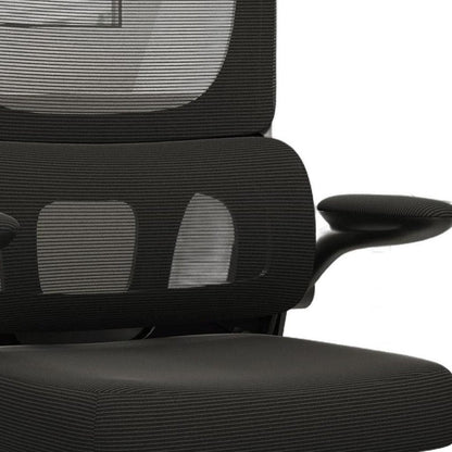 Black Swivel Rolling Office Chair HomeRoots