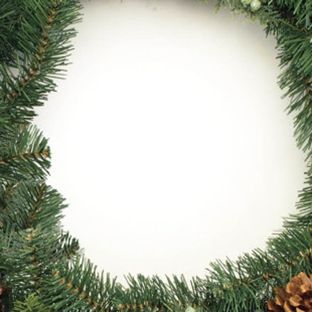 32" Green And Brown Christmas Pine And Pinecone Artificial Wreath HomeRoots