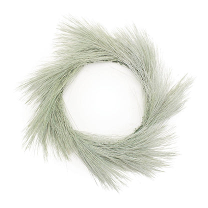 24" Green And White Frosted Long Needle Pine Artificial Wreath HomeRoots