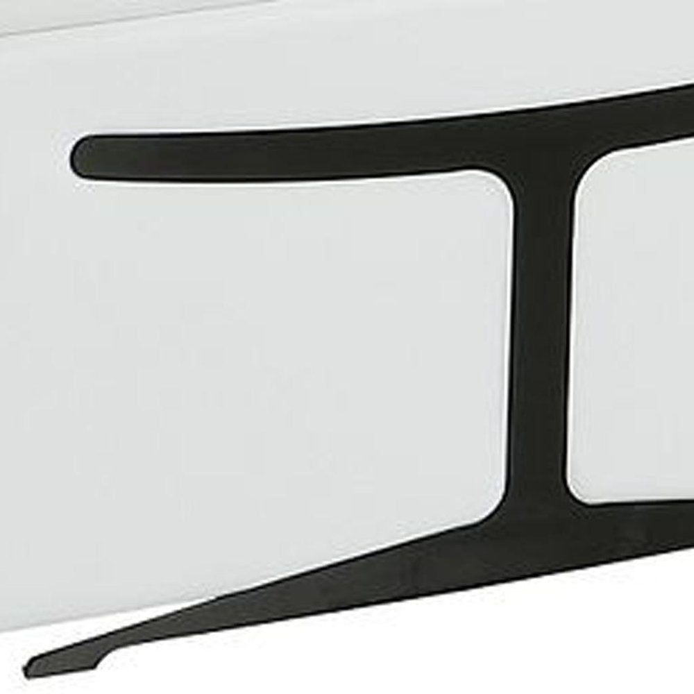 White Italian Leather Power Reclining U Shaped Ten Piece Corner Sectional With Console HomeRoots