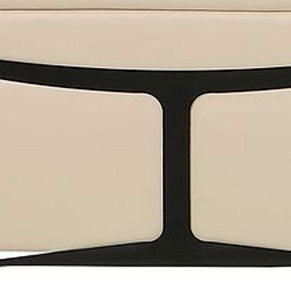 Beige Italian Leather Power Reclining U Shaped Ten Piece Corner Sectional With Console HomeRoots
