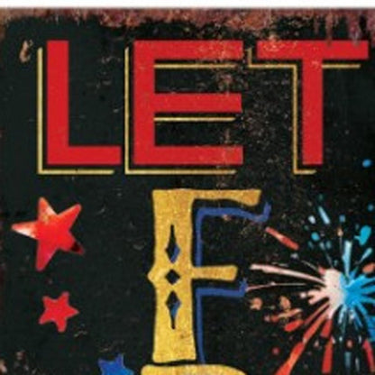 36" Blue Red And White Solid Wood Patriotic Welcome Reversible Porch Sign HomeRoots