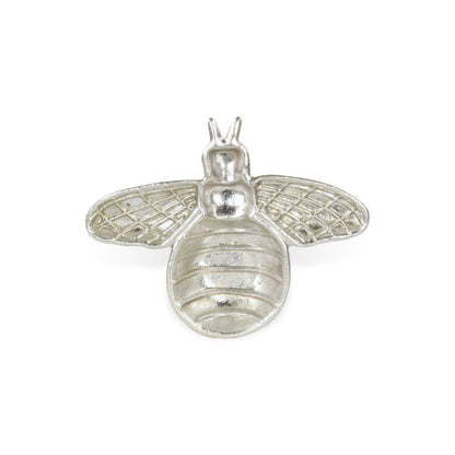 8" Silver Cast Iron Bumble Bee Trinket Tray HomeRoots