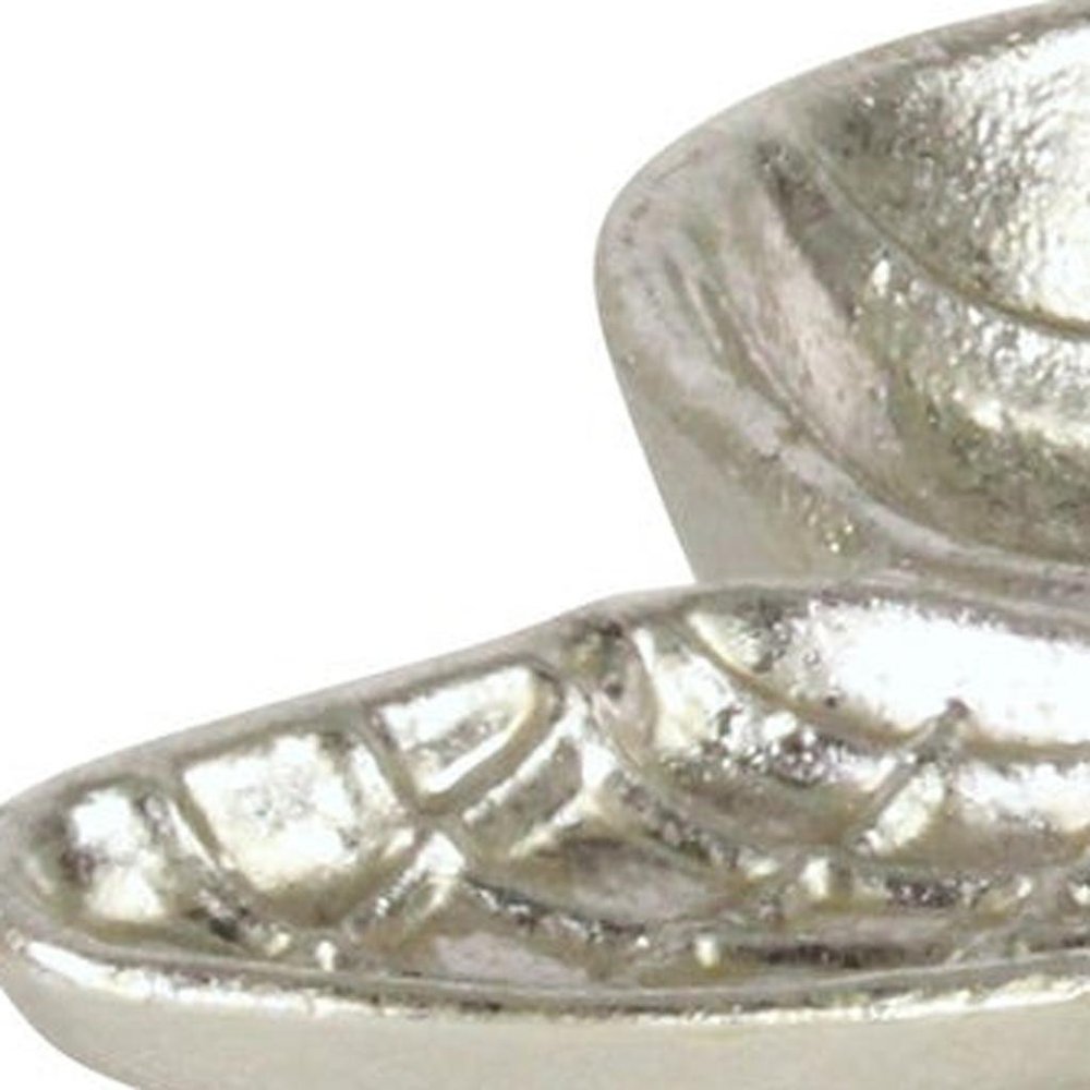 8" Silver Cast Iron Bumble Bee Trinket Tray HomeRoots