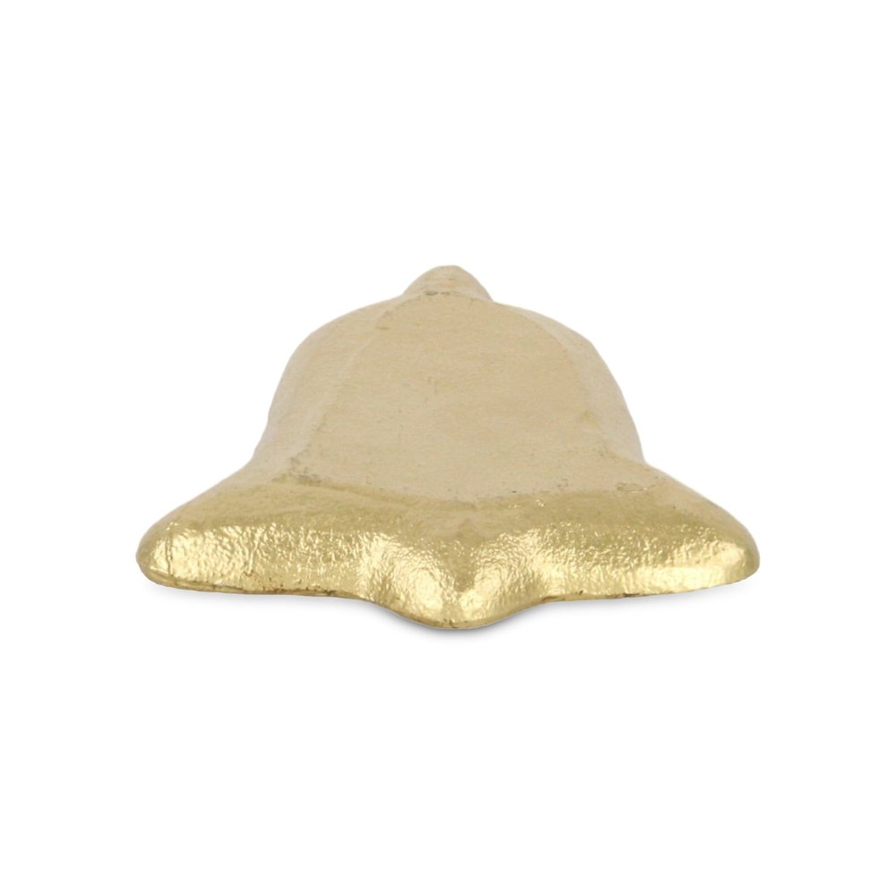 5" Gold Cast Iron Christmas Bell Trinket Tray HomeRoots