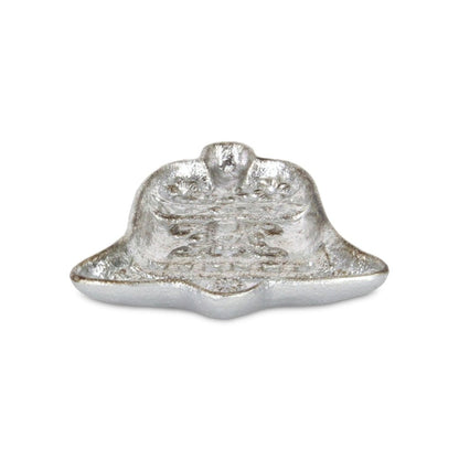 5" Silver Cast Iron Christmas Bell Trinket Tray HomeRoots