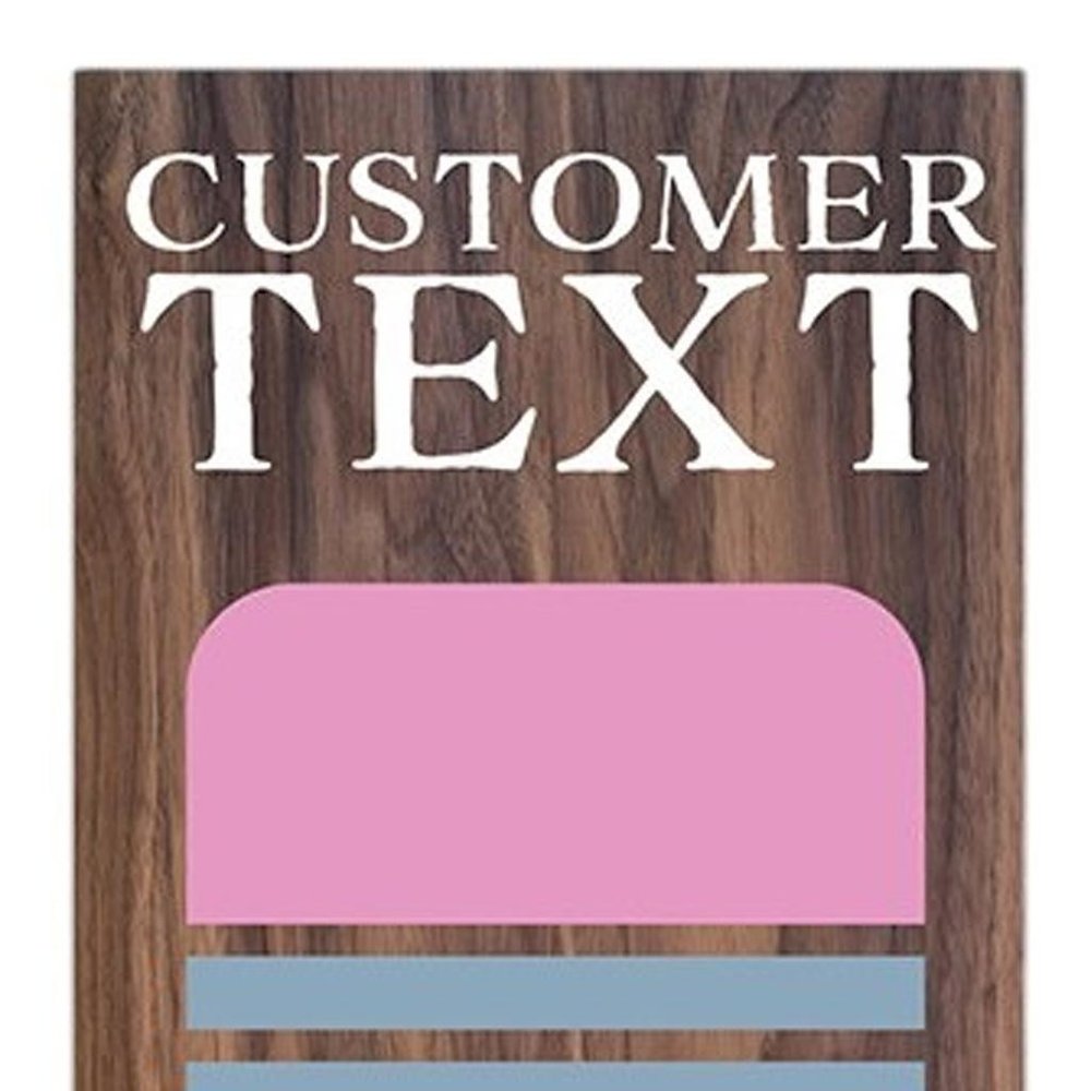 36" Brown Solid Wood Welcome Porch Sign HomeRoots