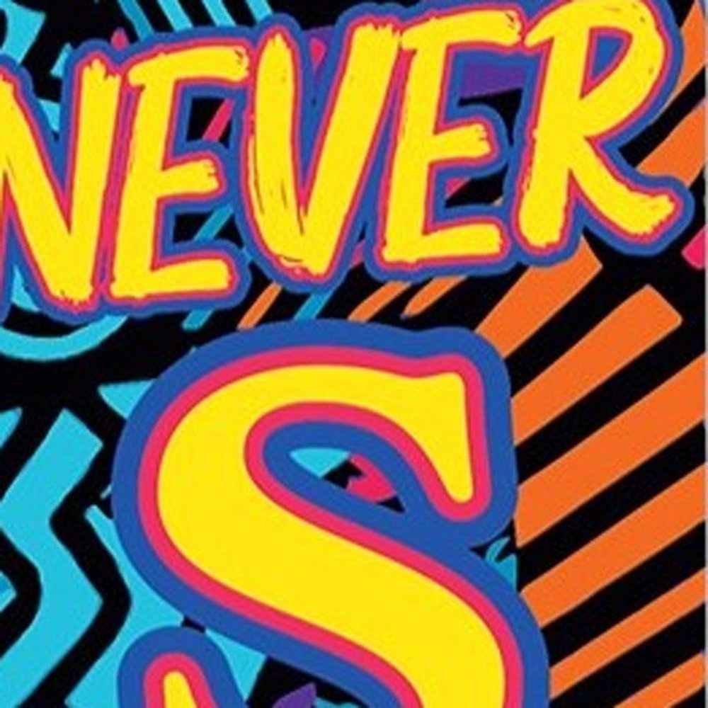 36" Blue Black And Yellow Solid Wood Never Stop The Beat Porch Sign HomeRoots