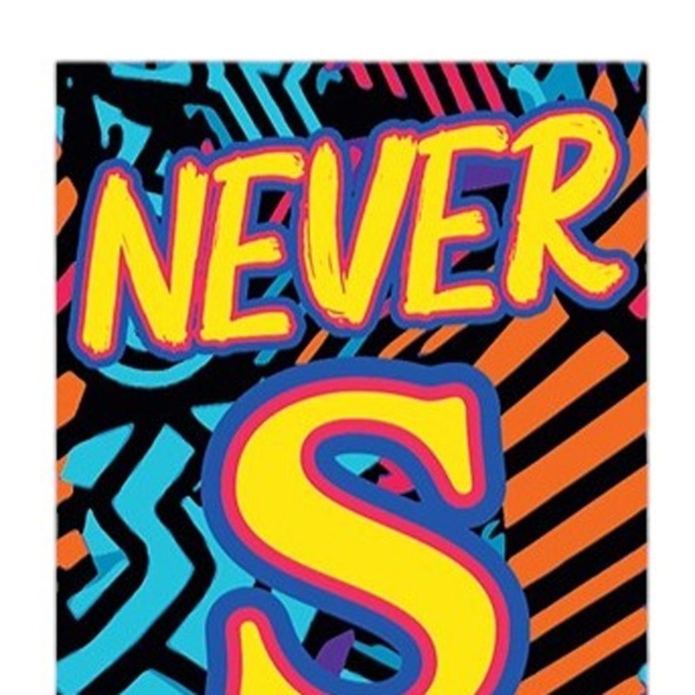 36" Blue Black And Yellow Solid Wood Never Stop The Beat Porch Sign HomeRoots