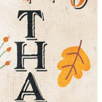 36" White Orange And Black Thanksgiving Pumpkin Solid Wood Porch Sign HomeRoots