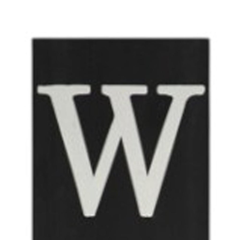 72" Black And White Solid Wood Porch Sign HomeRoots